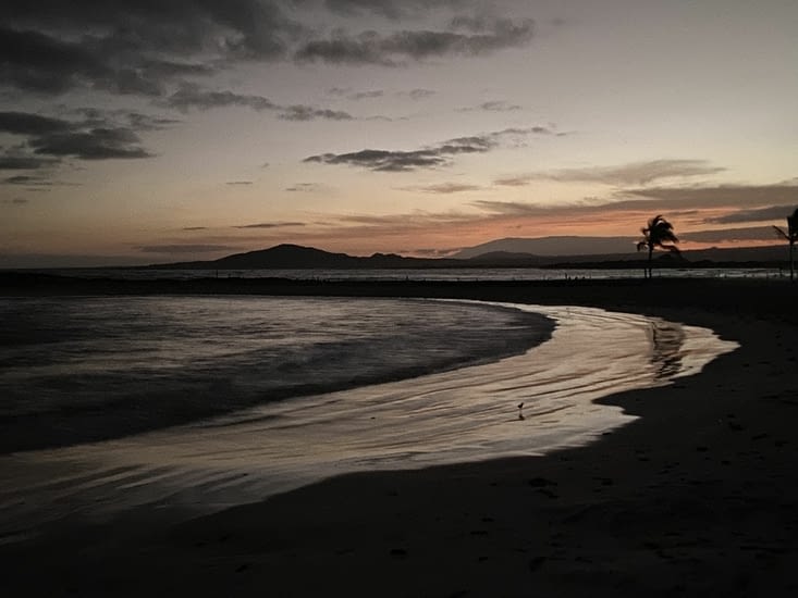 Magnifique premier coucher de soleil