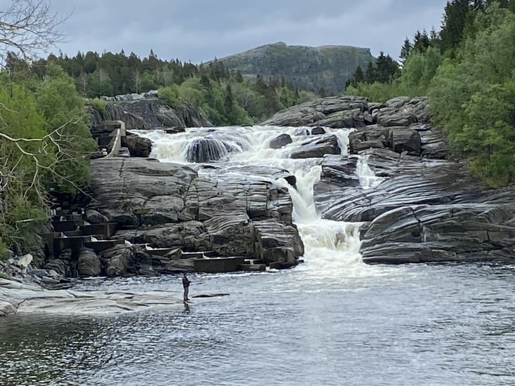 Les pêcheurs bien sûr sont sortis de bonne heure.