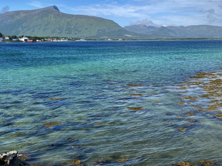 Mais les nuances du bleu se trouvent aussi dans l’eau arctique !