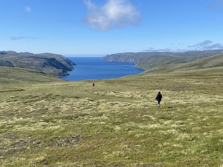 Sur le premier plateau, vue magnifique sur Tufjord.