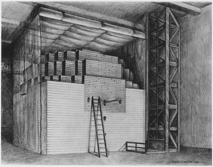 Une représentation du réacteur CP-1