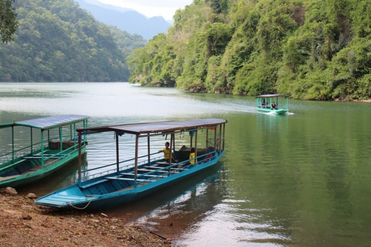 Balade en bateau sur le lac Babe