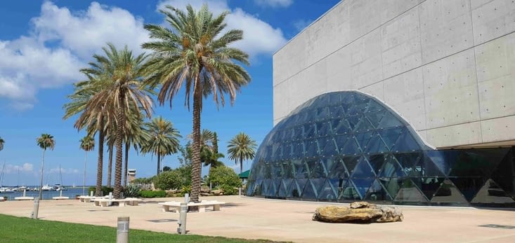 Le musée Dali vue extérieure