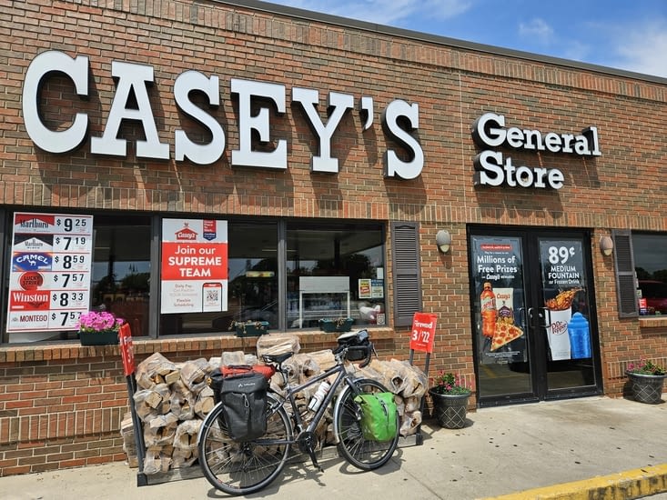 C'est dans les Casey's store où je me ravitaille le plus souvent en journée