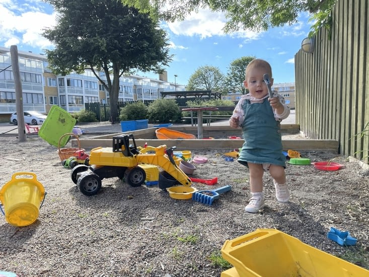 Au parc avec mon papa