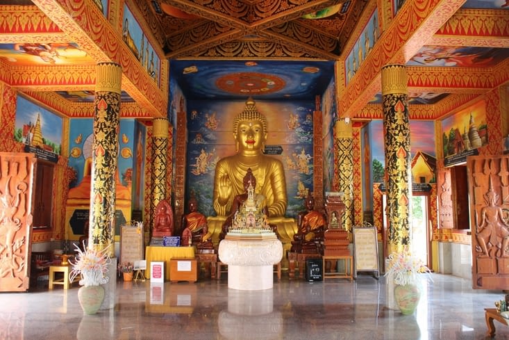 A l'intérieur du temple