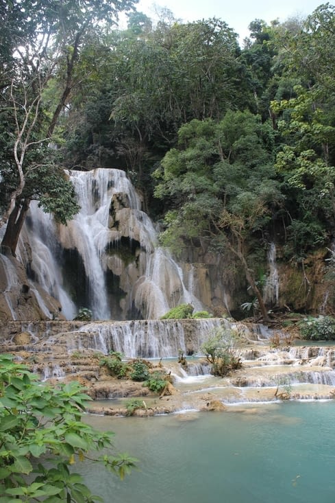 la cascade de Kuang Si