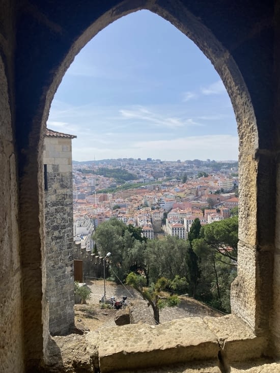 Vue du Castelo  de sao jorge