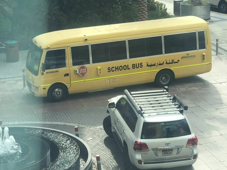 Et on ne prendra pas le bus pour aller à l'école