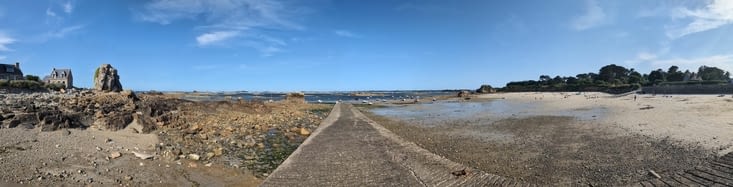 Plage de Porz Hir, un peu à l'Est du gouffre