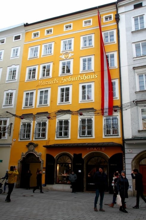 Que serait une visite de Salzburg sans un détour par la maison natale de Mozart ?