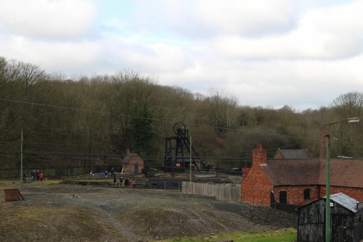 Le paysage noir, "black country" tire son nom du charbon, richesse du pays