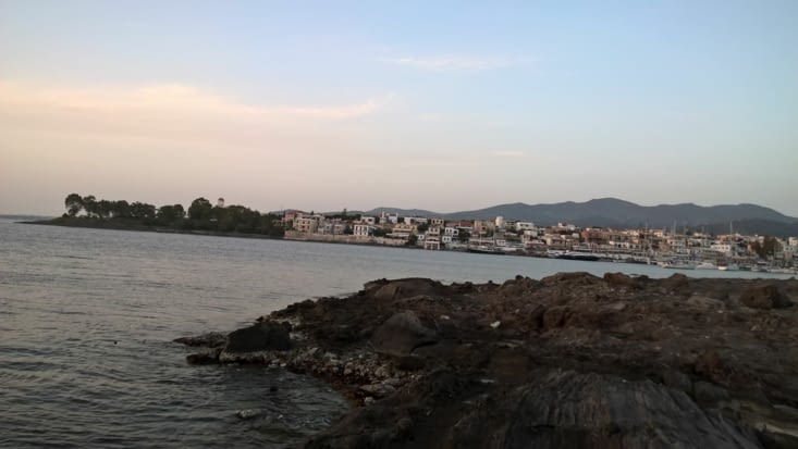 le port de Pedrika à Aegina