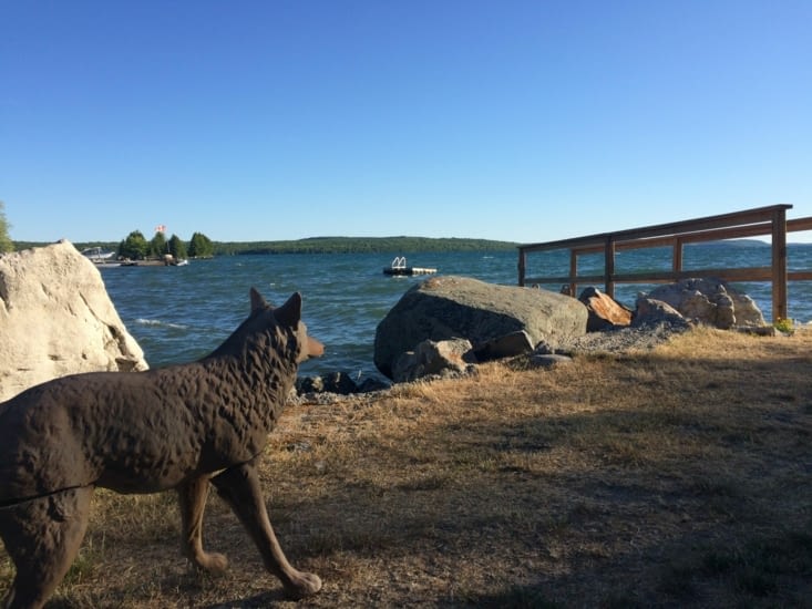 Mais au moins le lac est pas loin!