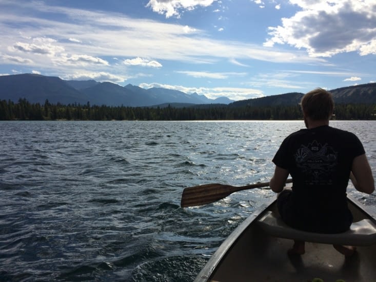 Canoeing avec Jamie