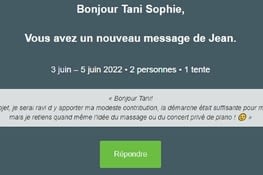 Jean qui accepte l'invitation de participer à la démarche ! :)