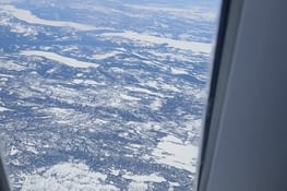 Les terres encore eneigées du Canada