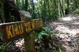 Notre premier chemin de randonnée du jour