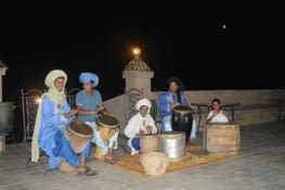 Soirée musicale dans le désert